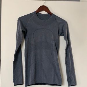 lululemon Swifts Tech Long sleeve grey running top
